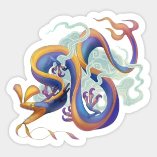 Ribbon Eel Dragon Sticker